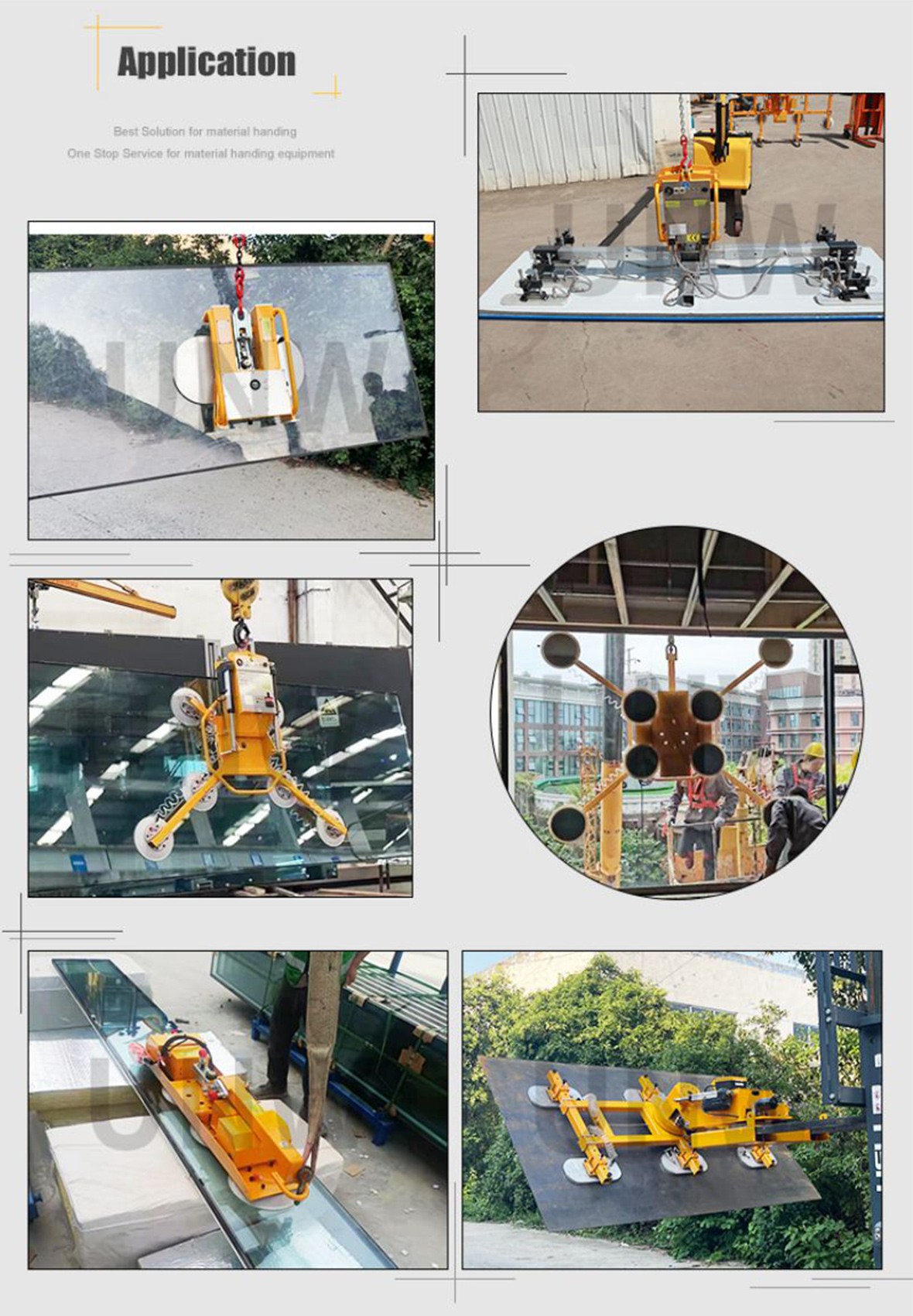 UNW vacuum lifter for sandwich panels
