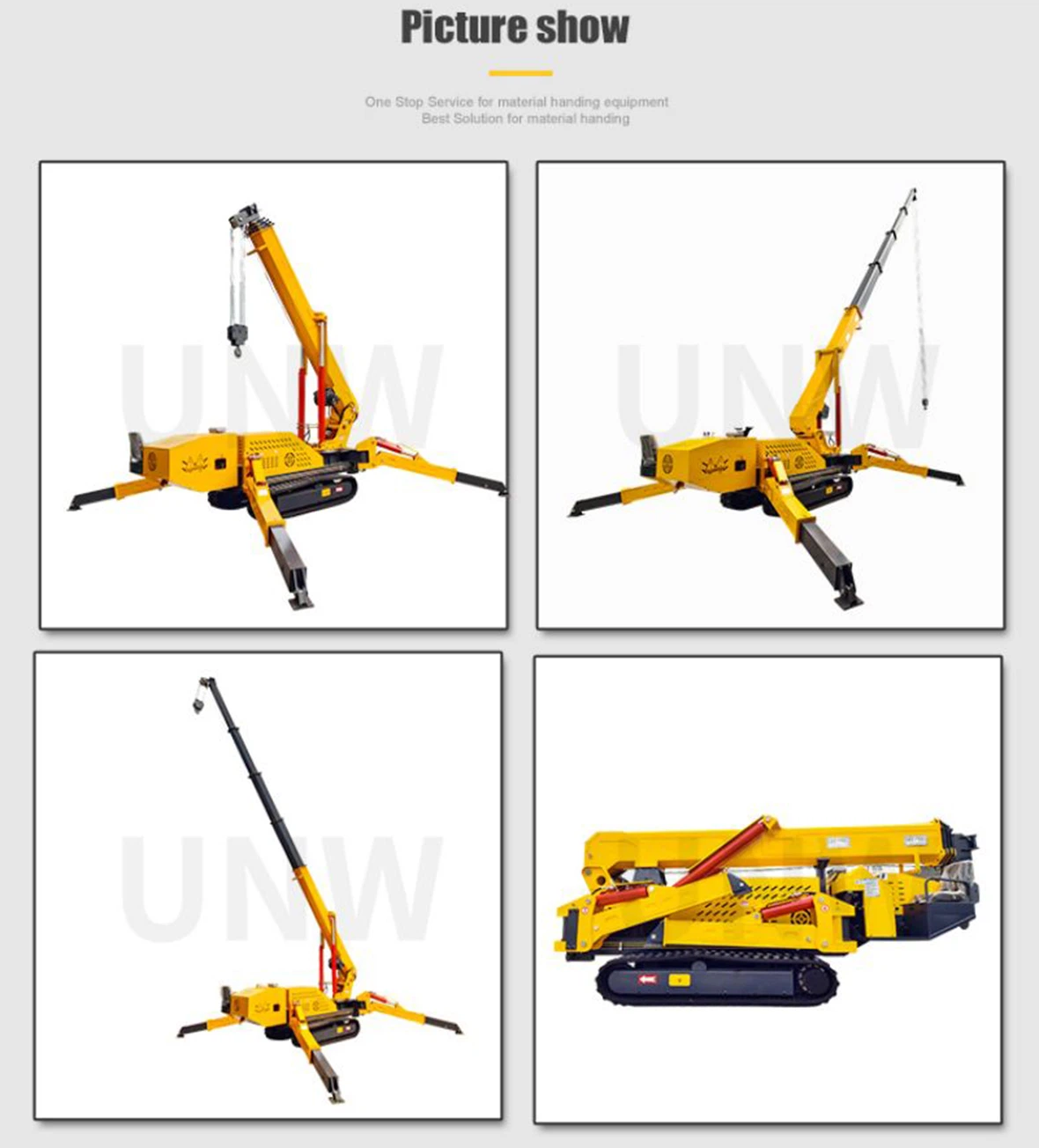 electric spider crane price